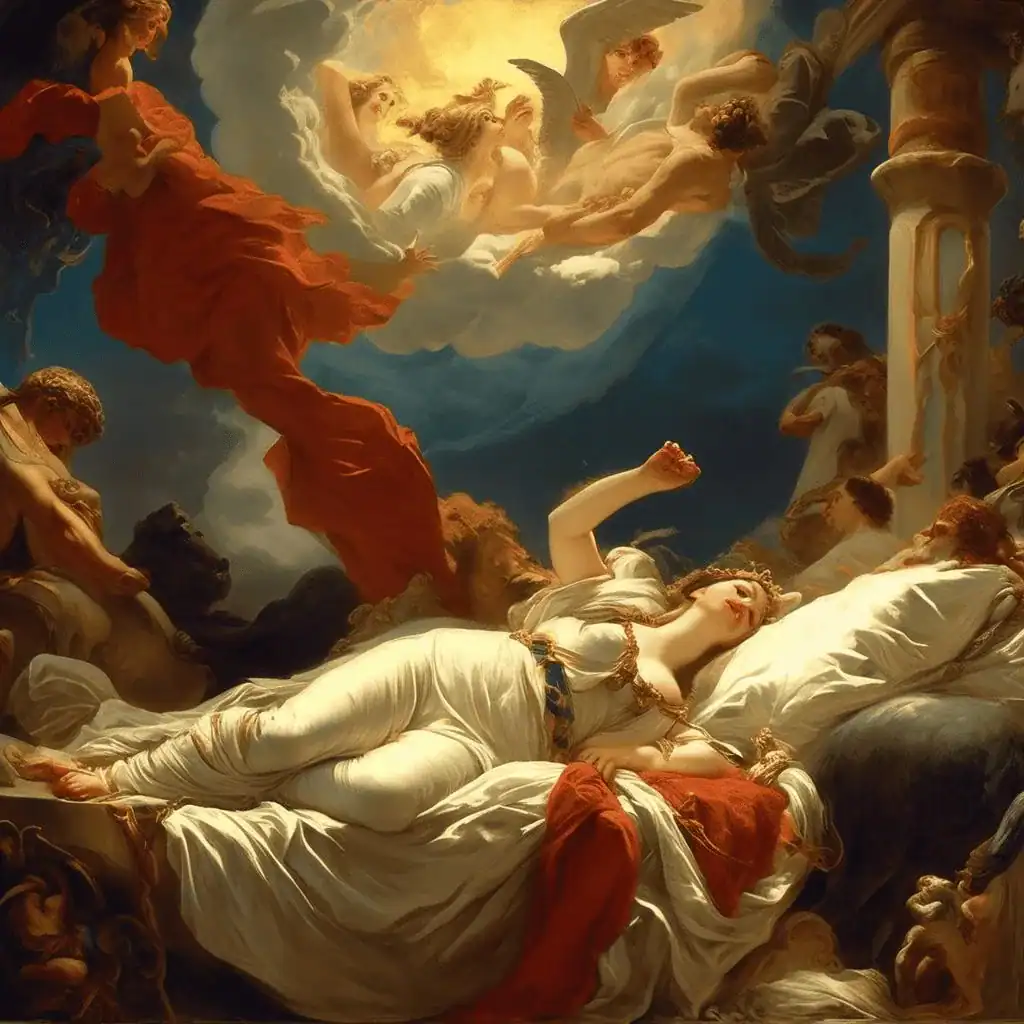 Sleeping Juno – Karl Bryullov