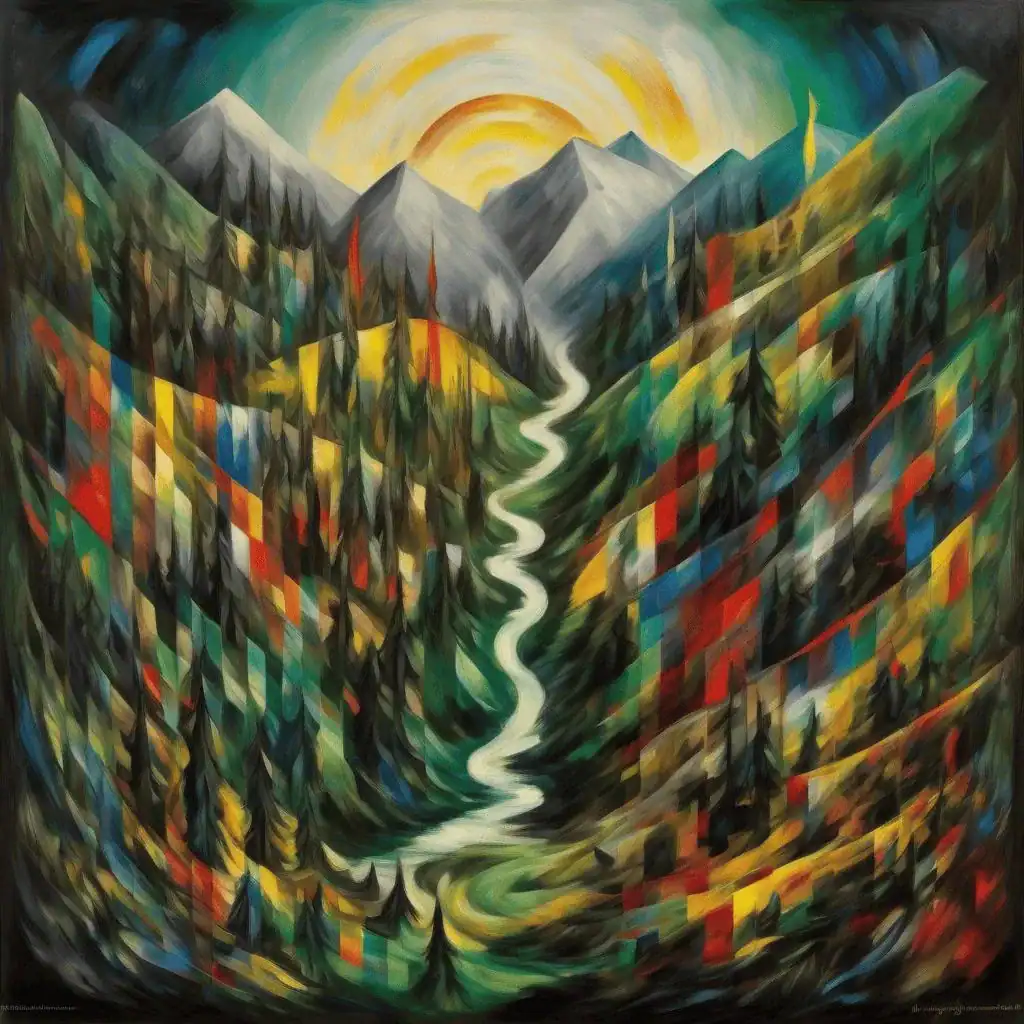 Häuser im Schwarzwald – Johannes Itten